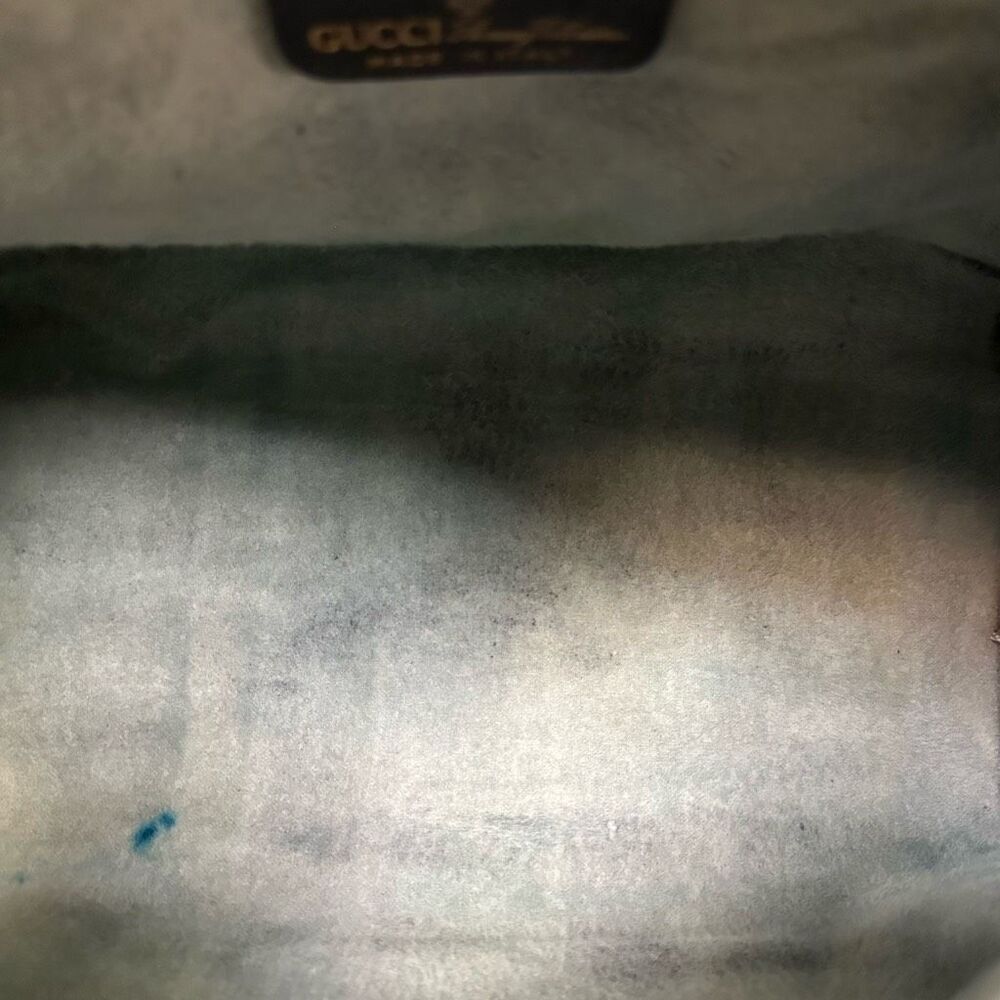Vintage Gucci Sherry Line Navy Blue Boston Bag - Picture 15 of 16